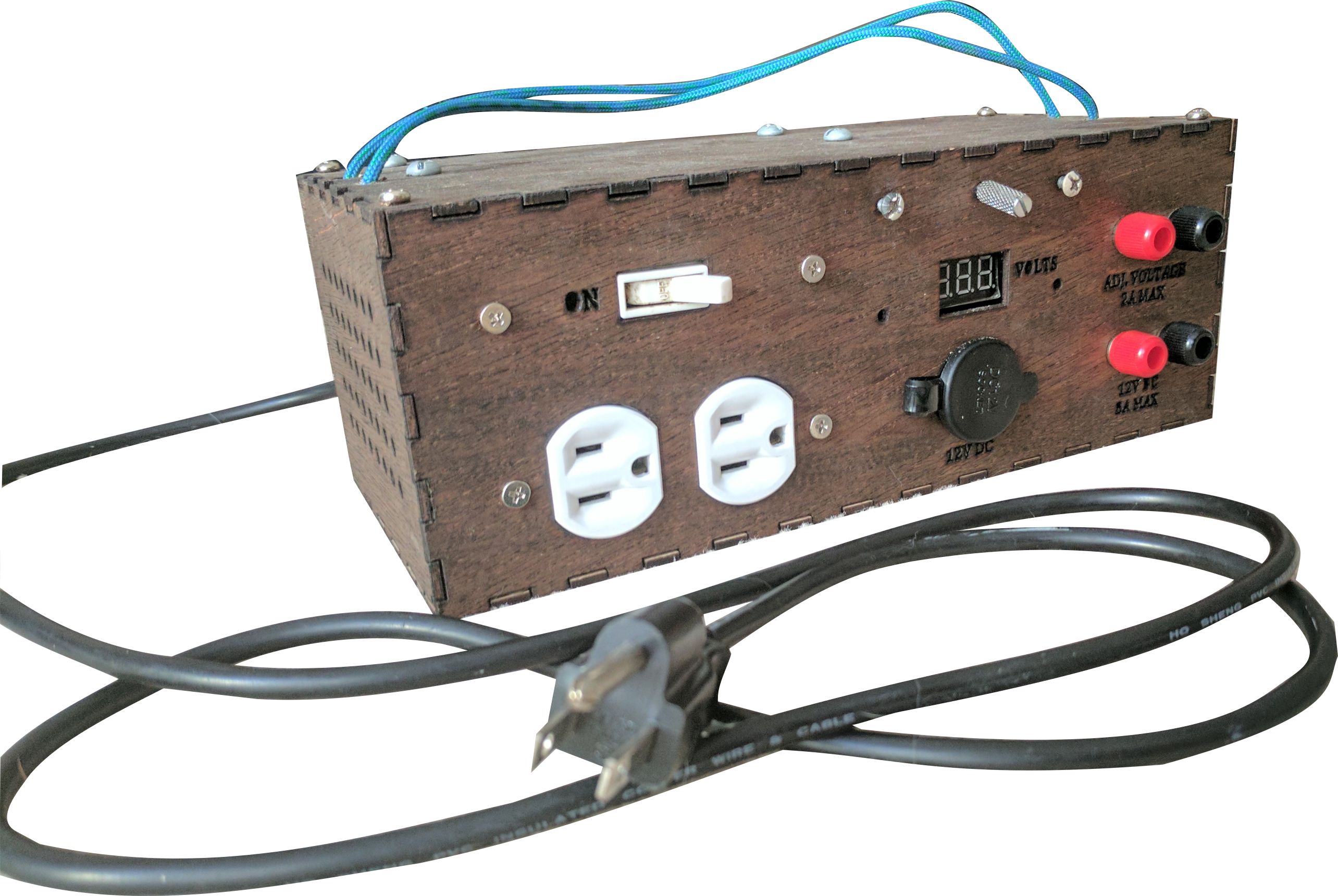Front of power supply